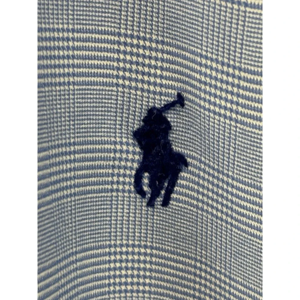 Polo Ralph Lauren Performance Shirt Sz 4XLT Big & Tall Men's Glen Plaid
